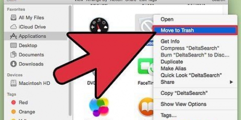 Afinstaller programmer på en mac