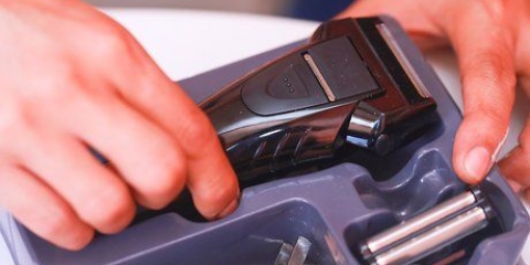 Barbering med en barbermaskine