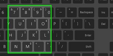 Oprettelse af symboler på en bærbar computer