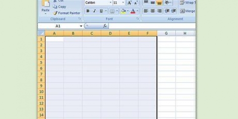 Opret tabeller i excel