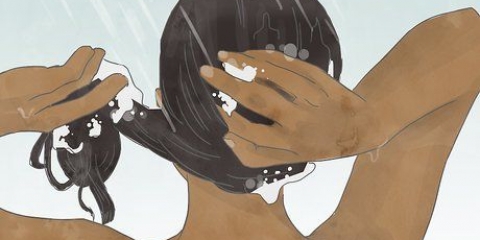 Påfør tape-hair extensions