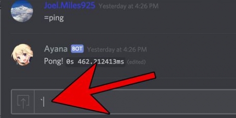 Formater tekst som kode i discord