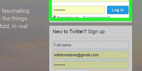 Link twitter til facebook