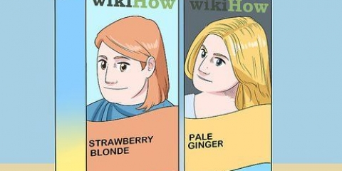 Går fra blond til rødt hår