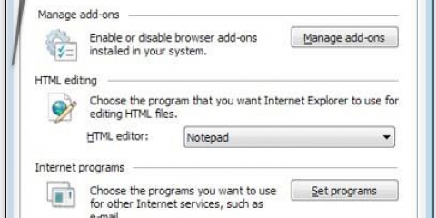 Gør internet explorer til din standardbrowser