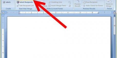 Arbejde med postlister i word