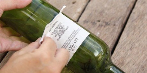 Fremstilling af vinflasker med accentbelysning