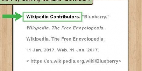 Citerer wikipedia i mla-stil