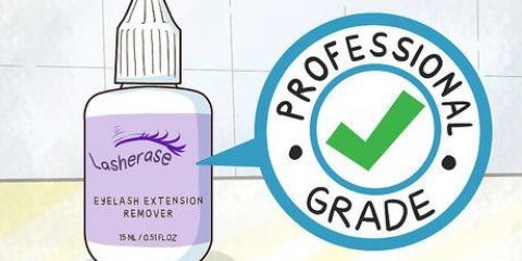 Fjern eyelash extensions
