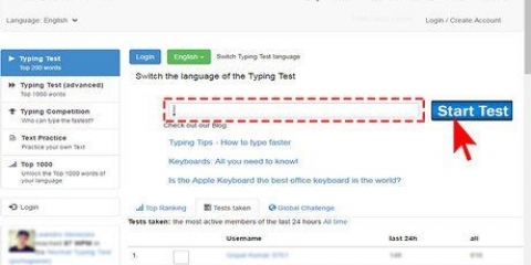 Beregn ord i minuttet