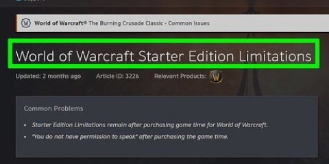 Få world of warcraft gratis