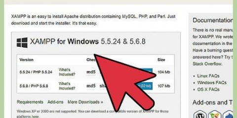 Installer xampp på linux