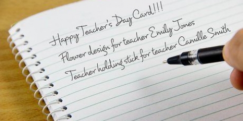 Lav dit eget kort til world teachers day