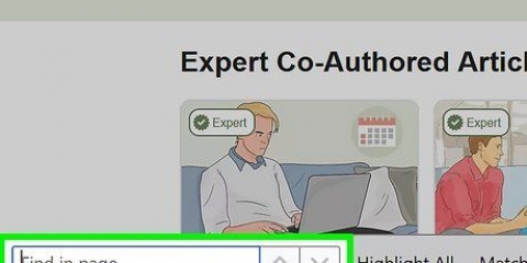 Søg efter et ord på en webside