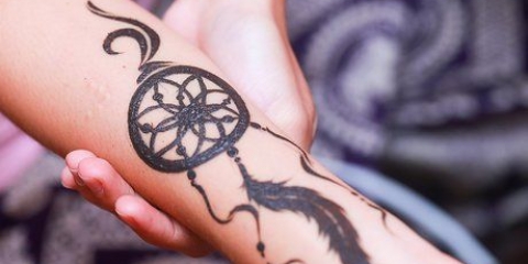 Pleje af en henna-tatovering