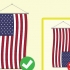 Hænger det amerikanske flag lodret