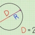 Beregning af diameteren af ​​en cirkel
