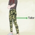 Styling camouflage bukser