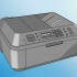 Scanning af et dokument med en canon-printer