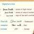 Design en signatur
