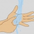 Giver hovedmassage