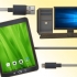 Tilslutning af en tablet til en computer