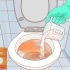 Frigør et toilet med bagepulver