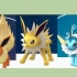 Eevee udvikler sig til alle dens udviklinger