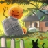 Påfør halloween dekorationer