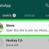 Deltag i en whatsapp-gruppe på android