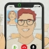 Flirt med en fyr i et videoopkald