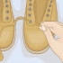 Timberlands snørebånd