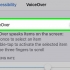 Sluk voiceover på din iphone