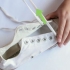 Rengøring white converses